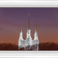 Washington DC Temple Evening Glow