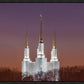 Washington DC Temple Evening Glow
