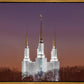 Washington DC Temple Evening Glow