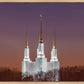 Washington DC Temple Evening Glow