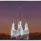 Washington DC Temple Evening Glow