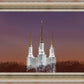 Washington DC Temple Evening Glow