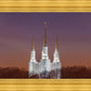 Washington DC Temple Evening Glow