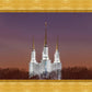 Washington DC Temple Evening Glow