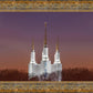 Washington DC Temple Evening Glow