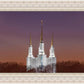 Washington DC Temple Evening Glow