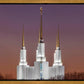 Washington DC Temple Evening Glow