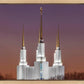 Washington DC Temple Evening Glow