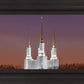 Washington DC Temple Evening Glow