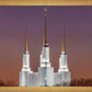 Washington DC Temple Evening Glow