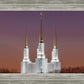 Washington DC Temple Evening Glow