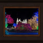 Washington DC Temple Colorful Christmas