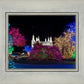 Washington DC Temple Colorful Christmas