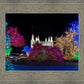 Washington DC Temple Colorful Christmas