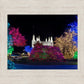 Washington DC Temple Colorful Christmas