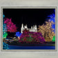Washington DC Temple Colorful Christmas