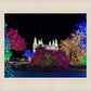 Washington DC Temple Colorful Christmas