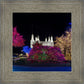 Washington DC Temple Colorful Christmas