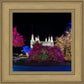 Washington DC Temple Colorful Christmas