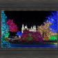 Washington DC Temple Colorful Christmas