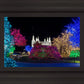 Washington DC Temple Colorful Christmas
