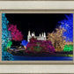 Washington DC Temple Colorful Christmas