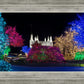Washington DC Temple Colorful Christmas