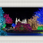 Washington DC Temple Colorful Christmas