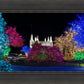 Washington DC Temple Colorful Christmas