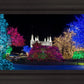 Washington DC Temple Colorful Christmas