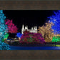 Washington DC Temple Colorful Christmas