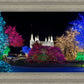 Washington DC Temple Colorful Christmas