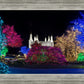 Washington DC Temple Colorful Christmas