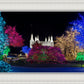 Washington DC Temple Colorful Christmas