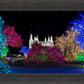 Washington DC Temple Colorful Christmas