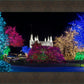 Washington DC Temple Colorful Christmas