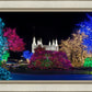 Washington DC Temple Colorful Christmas