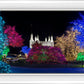 Washington DC Temple Colorful Christmas