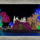 Washington DC Temple Colorful Christmas