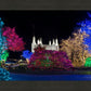 Washington DC Temple Colorful Christmas