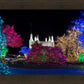 Washington DC Temple Colorful Christmas