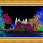 Washington DC Temple Colorful Christmas
