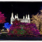 Washington DC Temple Colorful Christmas