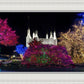 Washington DC Temple Colorful Christmas