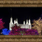 Washington DC Temple Colorful Christmas