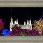 Washington DC Temple Colorful Christmas