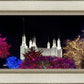 Washington DC Temple Colorful Christmas