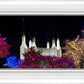 Washington DC Temple Colorful Christmas