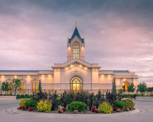 Fort Collins Temple Eternal Garden Gallery Wrap