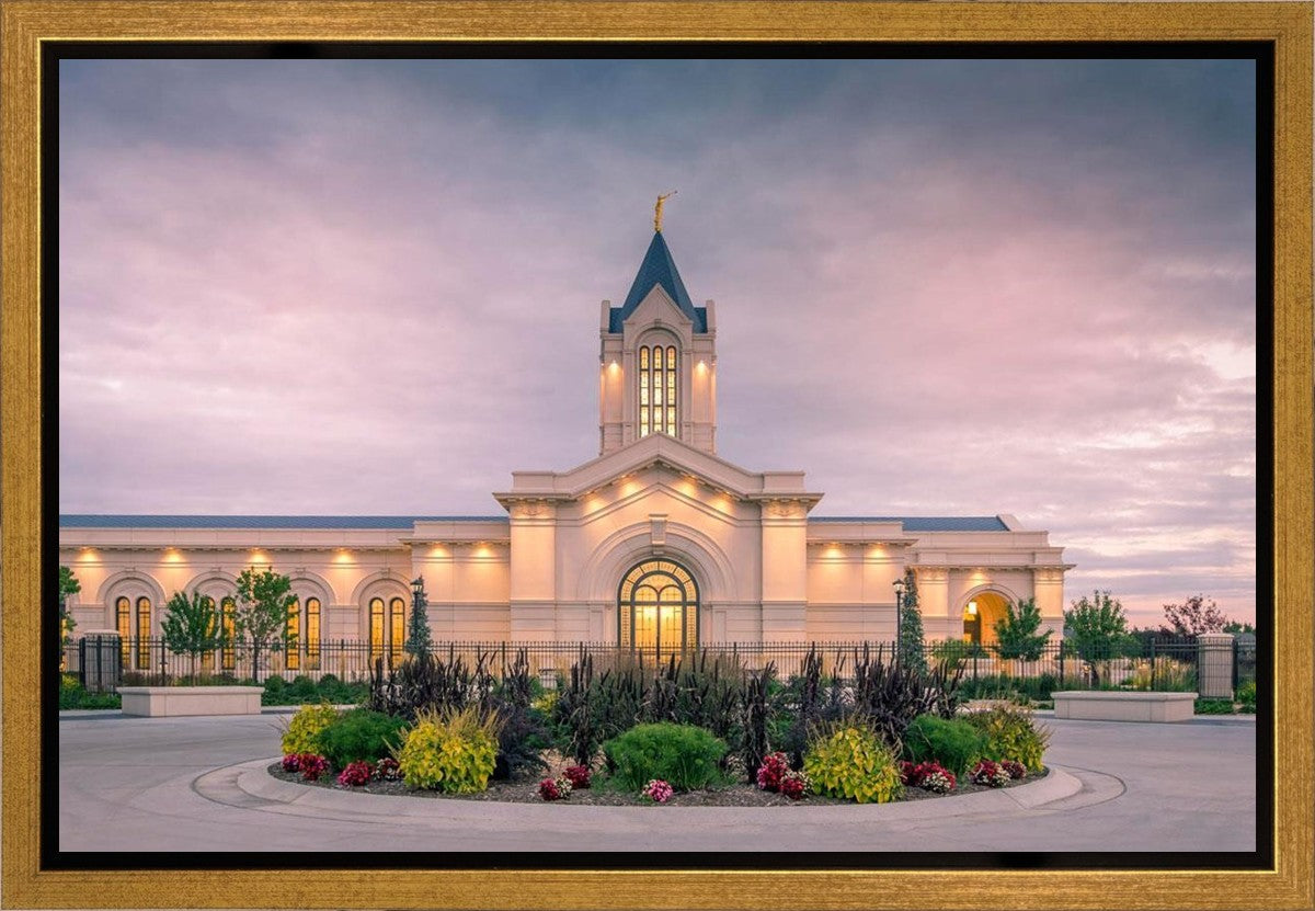Fort Collins Temple Eternal Garden Gallery Wrap